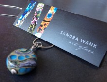 Sandra Wank Art Glass Identity and Cards